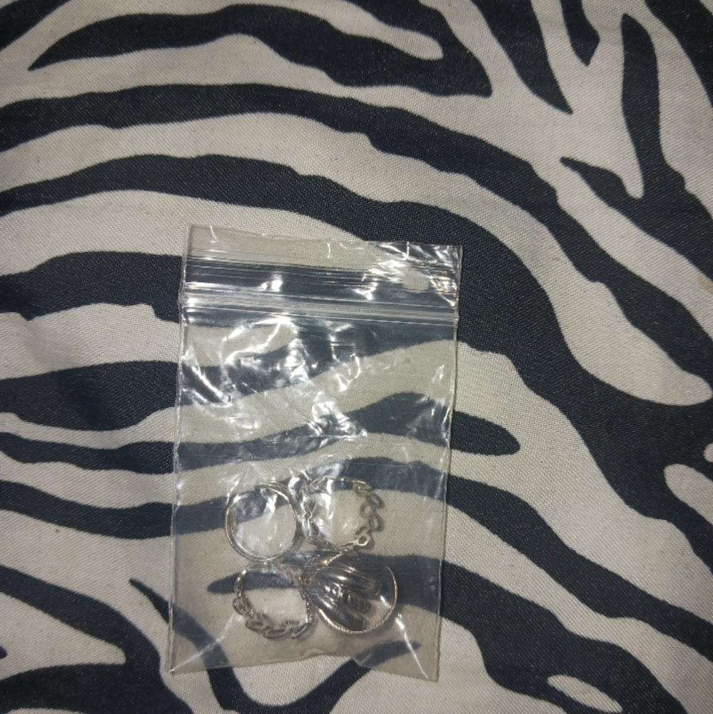 NEW Women Silver ears cuff earrings set - Picture 2 of 3